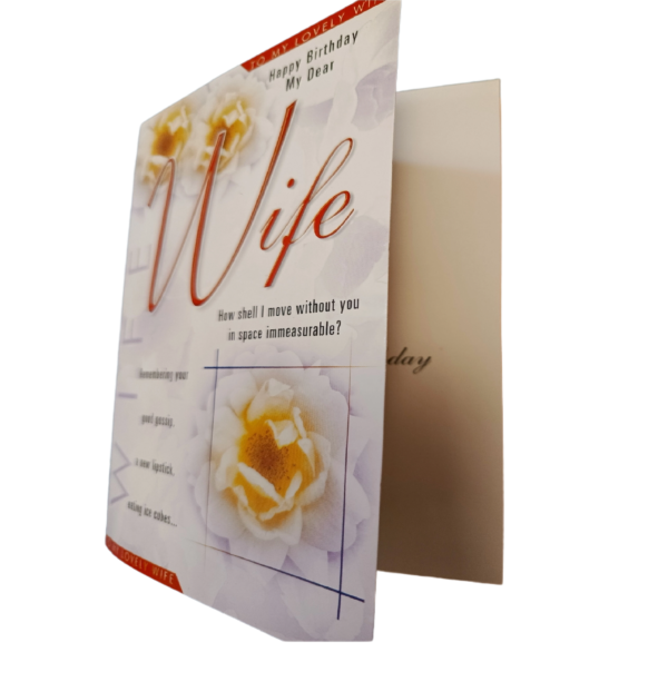 Wife Birthday Greeting Card