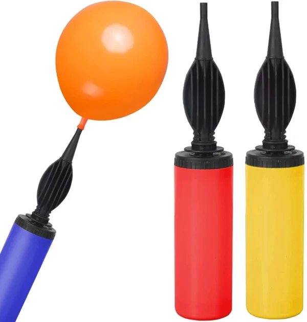 Balloon Pump Double Action Heavy Duty Manual Hand Balloon Blower Inflator Air Pump